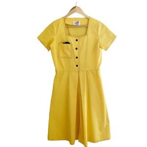 VINTAGE - STRUCTURED SHORT SLEEVE DRESS